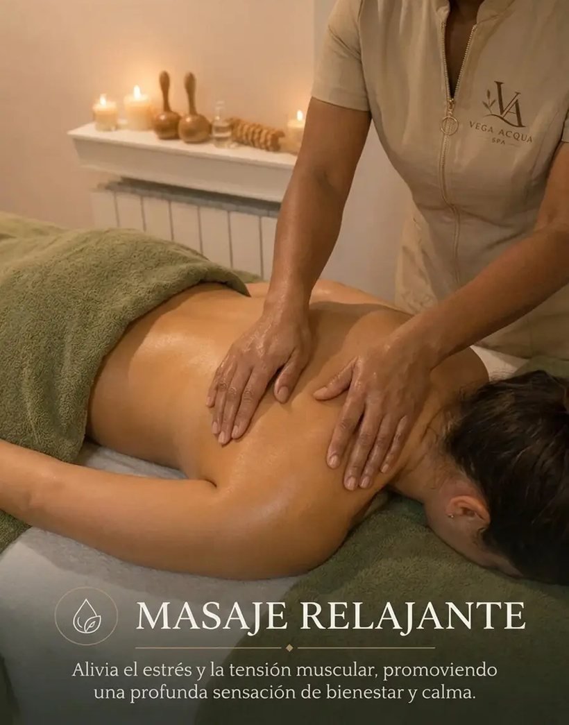 Masaje relajante en VEGA ACQUA SPA